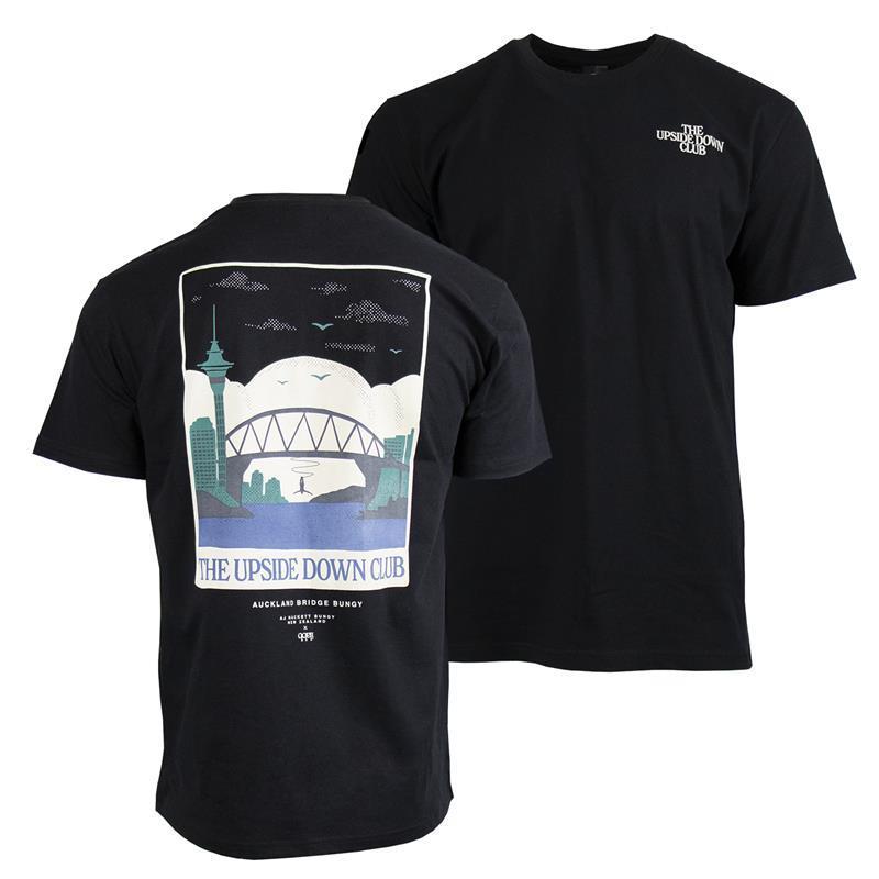 Upside Down Club - Auckland - Tee  - Black